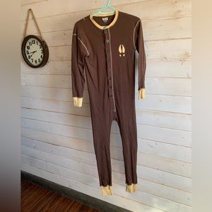 Lazy One | Brown “Moose Around “ Lounge Onsie